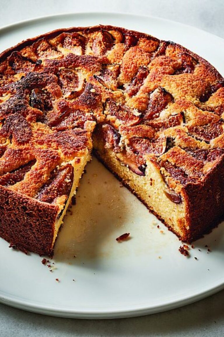 Rustic Fig Ricotta Cake Recipe