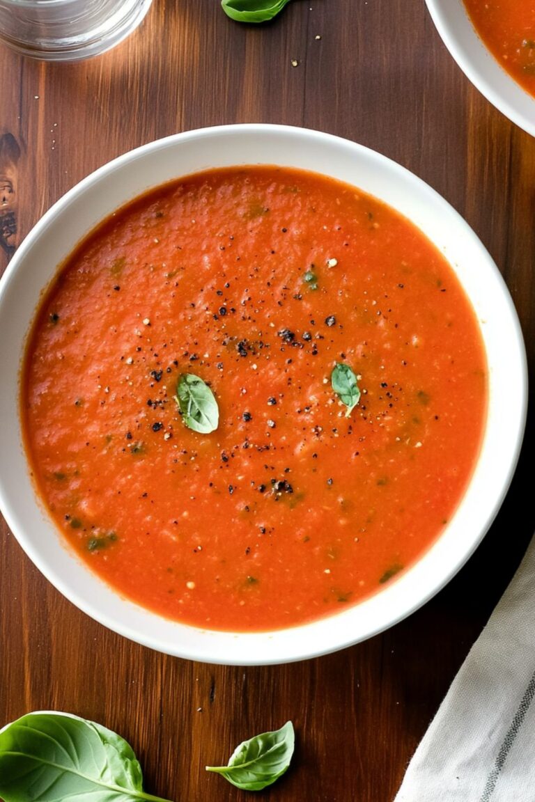 Vibrant Barefoot Contessa Roasted Tomato Basil Soup Recipe