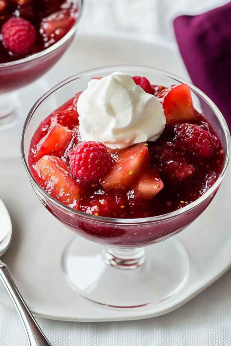 Classic Barefoot Contessa Stewed Rhubarb & Red Berries Recipe