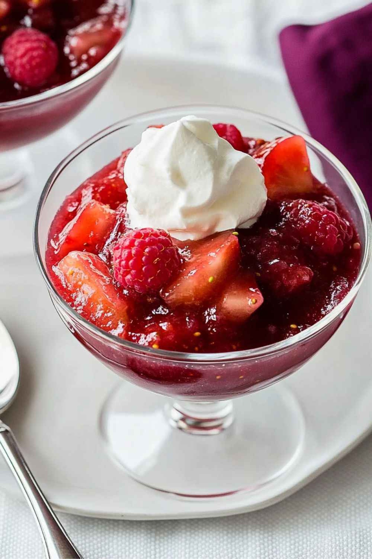 Classic Barefoot Contessa Stewed Rhubarb & Red Berries Recipe