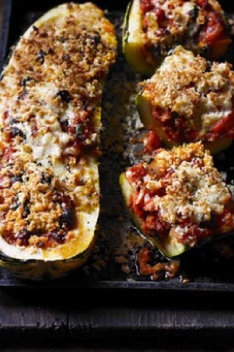 Rustic Jamie Oliver Stuffed Marrow Recipe