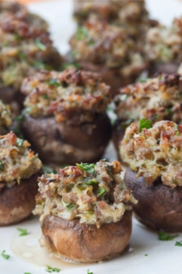 Mouthwatering Ina Garten Sausage-stuffed Mushrooms Recipe