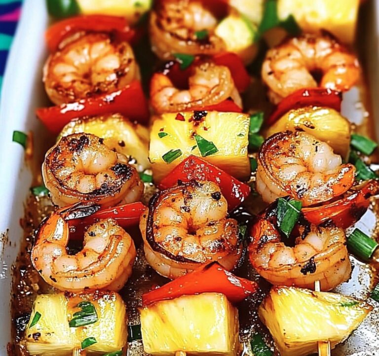 Grilled Shrimp Pineapple Skewers Recipe