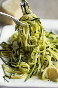 Vibrant Zucchini With Lemon & Mint Recipe