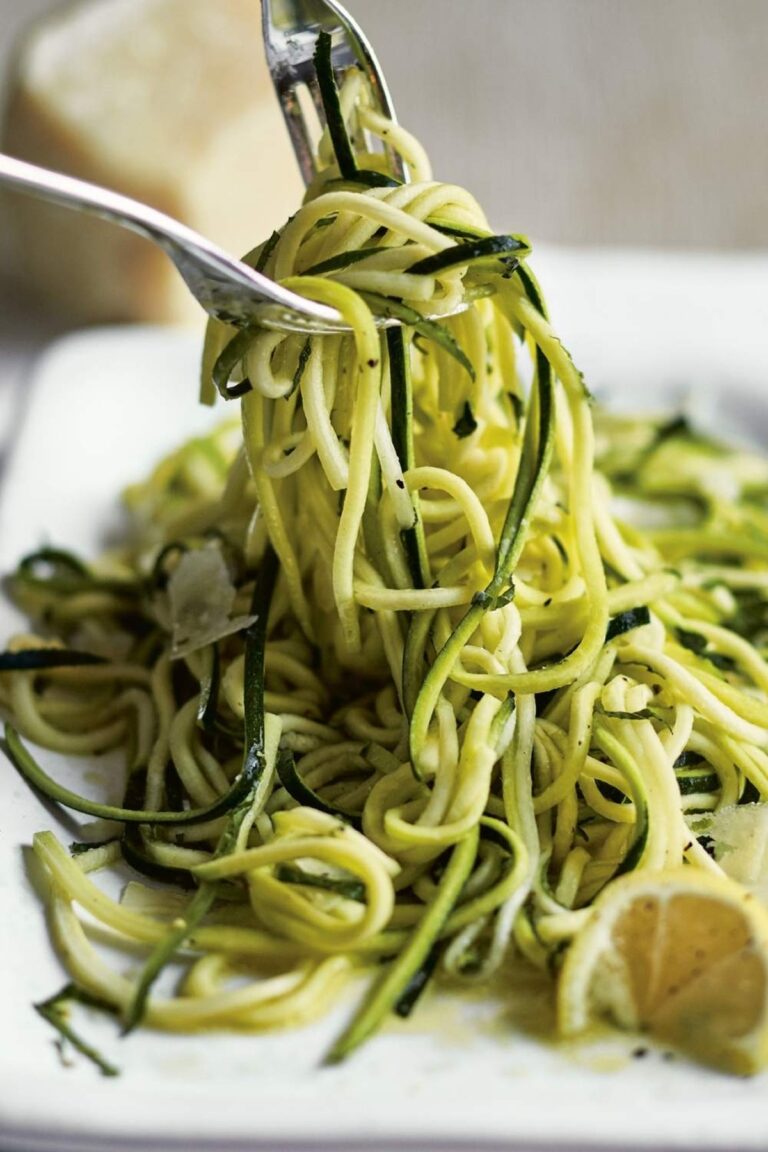 Vibrant Zucchini With Lemon & Mint Recipe