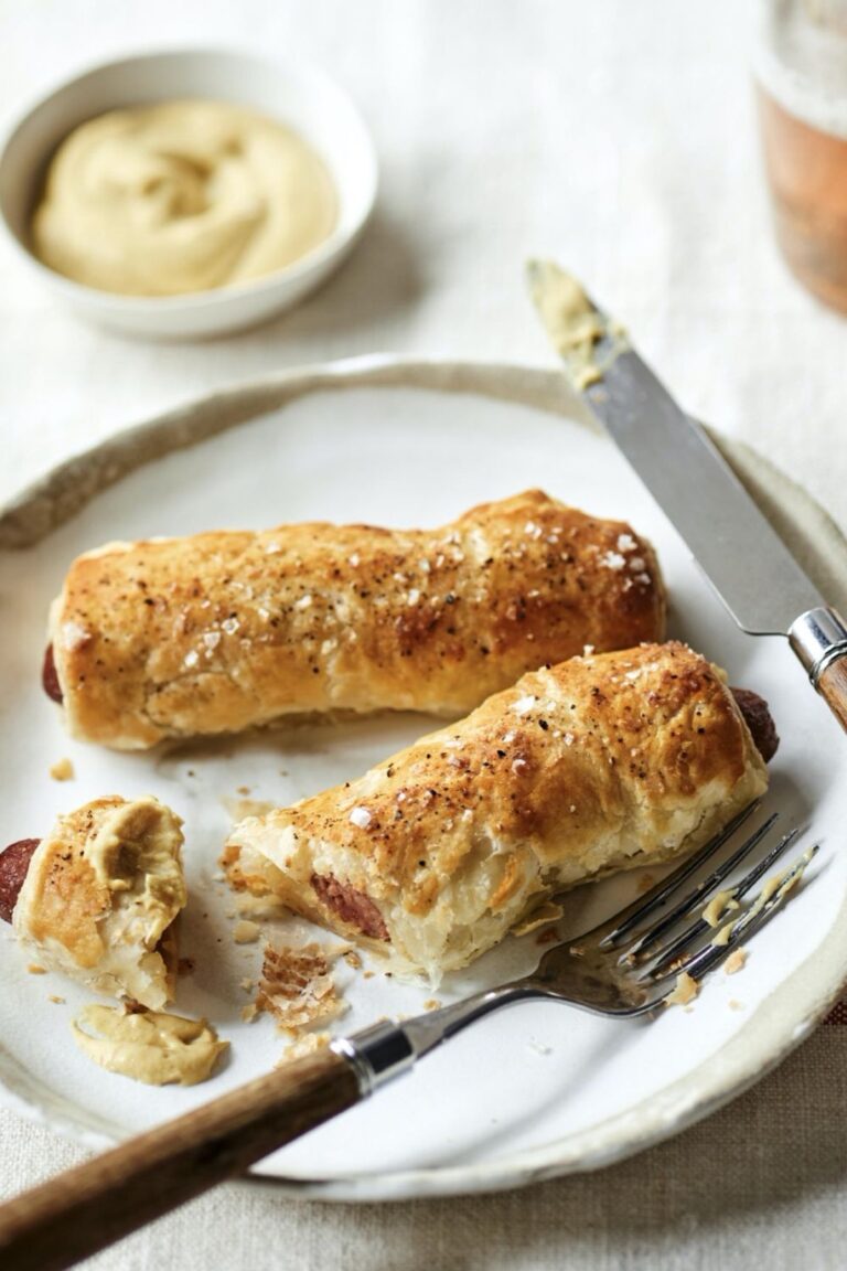 Crispy Hot Dogs In Puff Pastry Recipe