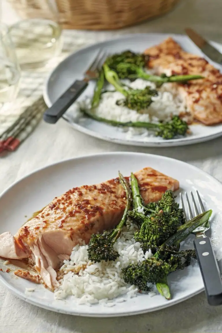 Elegant Salmon Teriyaki & Broccolini Recipe