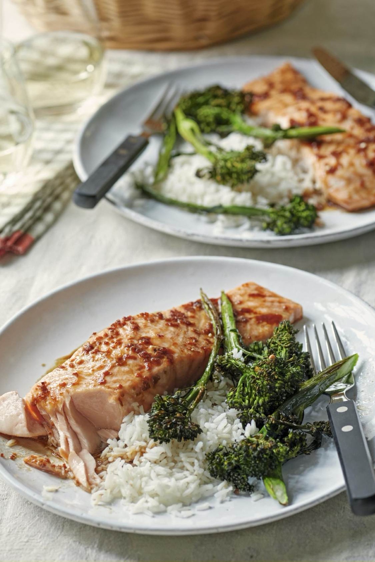 Elegant Salmon Teriyaki & Broccolini Recipe