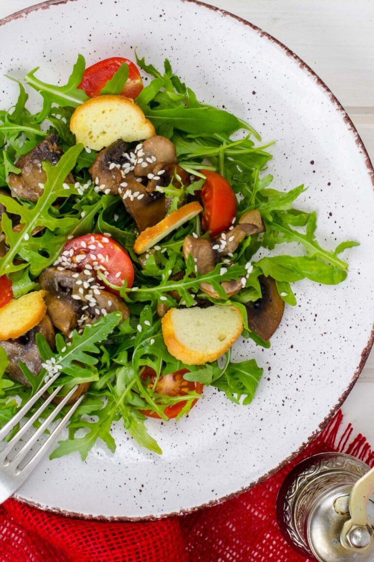 Elegant Mushroom Salad Recipe
