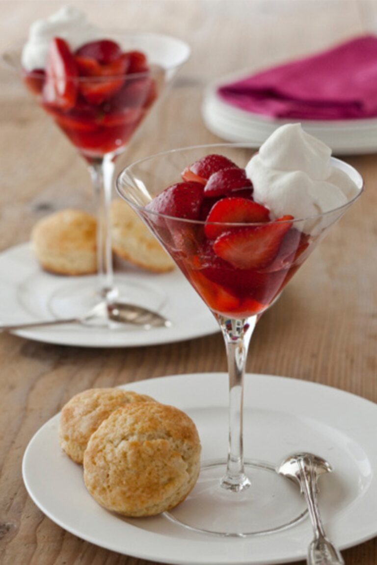Elegant Strawberry Shortcakes Recipe