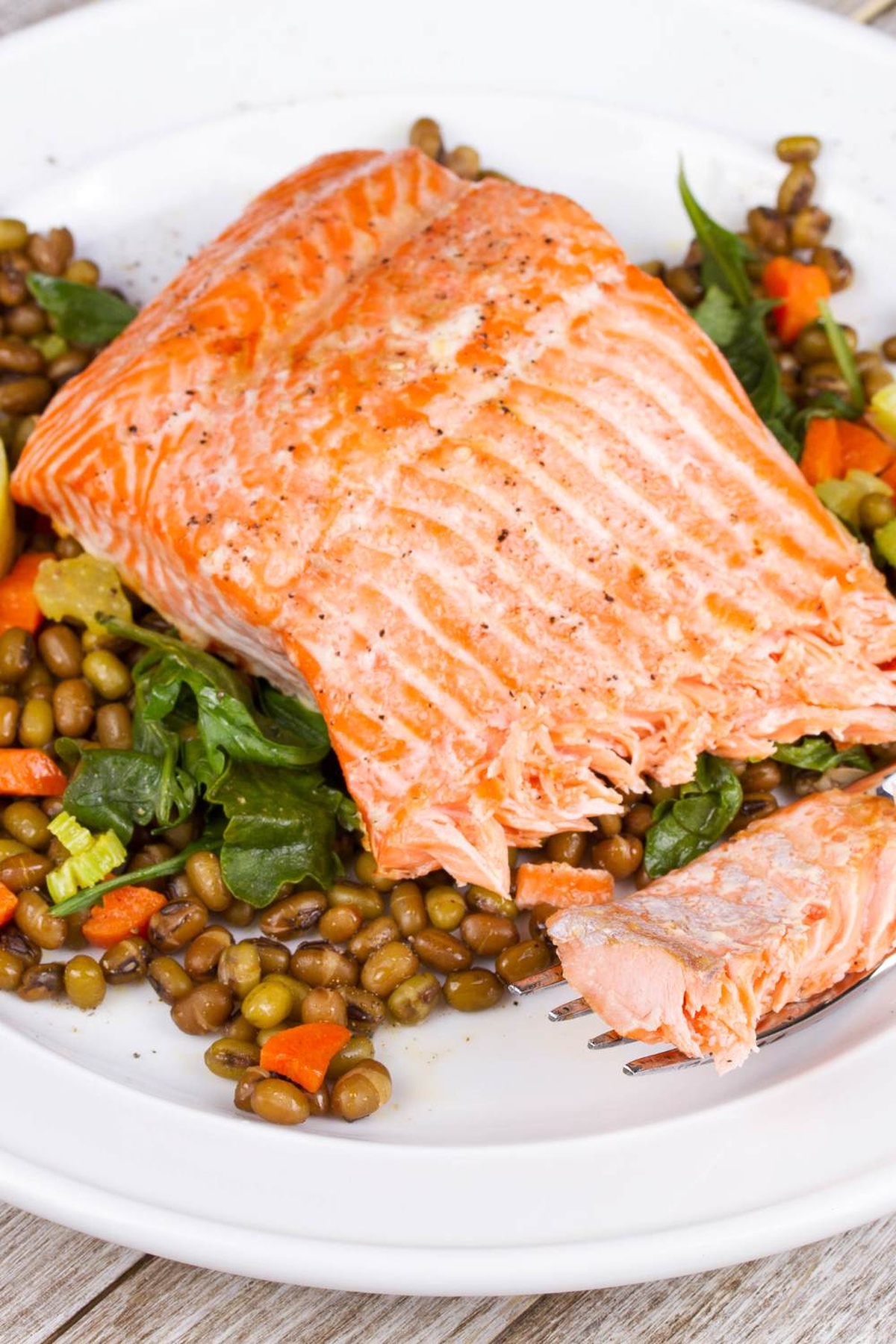 Elegant Salmon Lentils Recipe