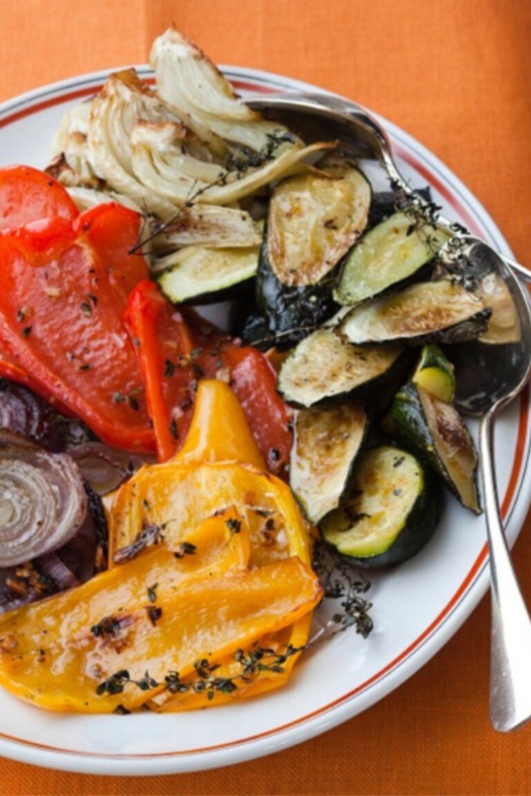 Colorful Ina Garten Roasted Summer Vegetables Recipe