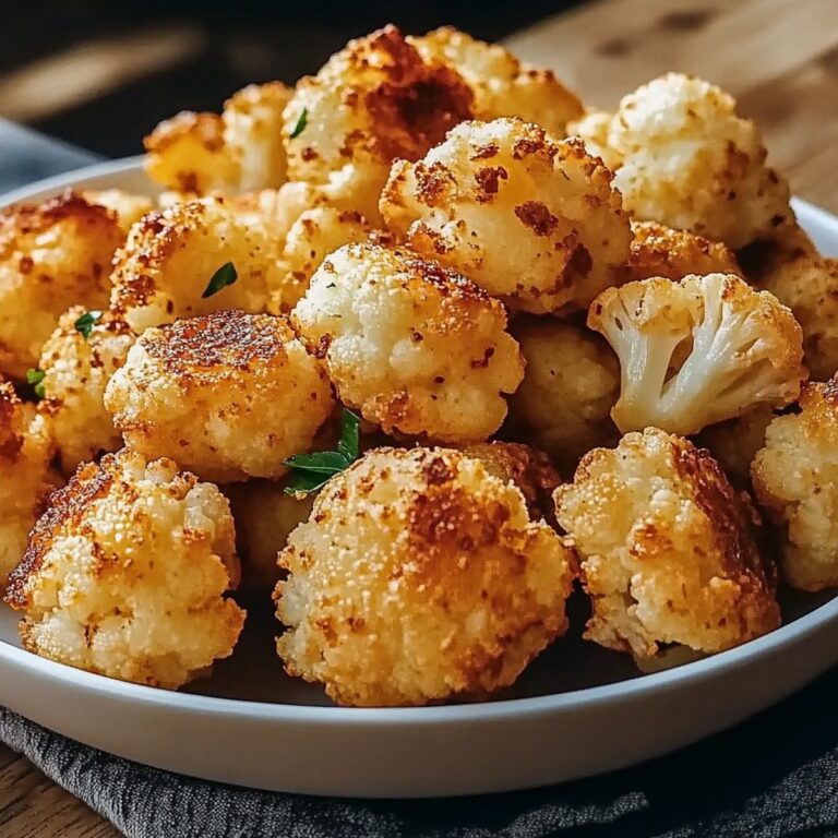 Baked Cauliflower Bites Recipe