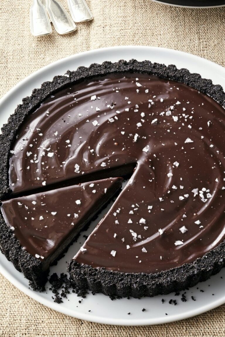 Silky Dark Chocolate Tart Recipe