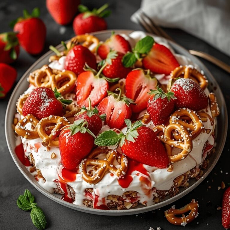 Strawberry Pretzel Salad Recipe