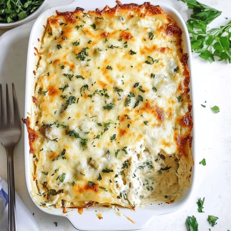 Easy Alfredo Chicken Lasagna Recipe