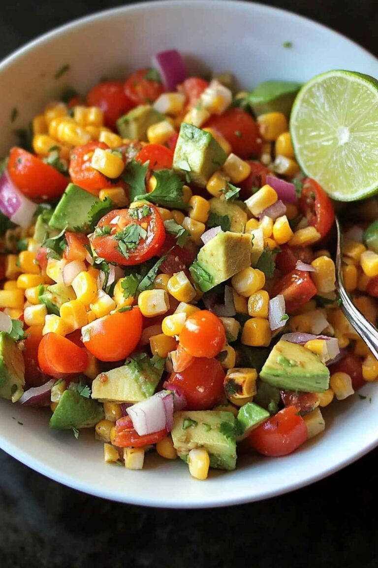 Vibrant Fiesta Corn And Avocado Salad Recipe