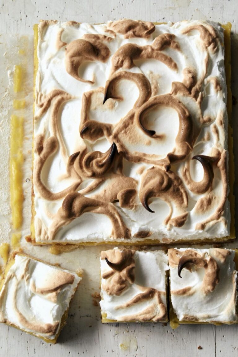 Zesty Lemon Meringue Squares Recipe