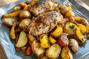 Creamy Twice Baked Chicken Pot Pie Potatoes Recipe