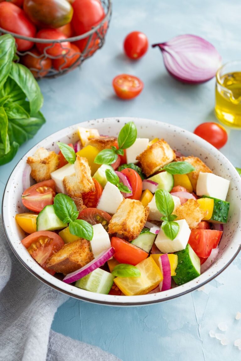 Rustic Ina Garten Grilled Panzanella Salad Recipe