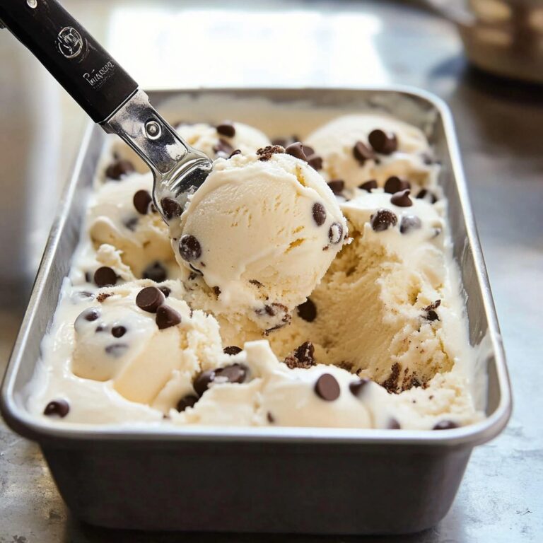 Chocolate Chip Cookie Dough Ice Cream Recipe