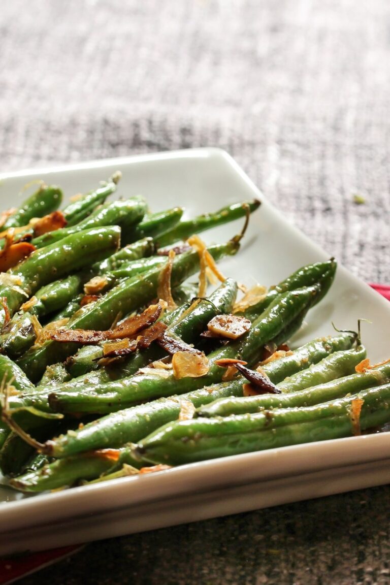 Elegant Ina Garten String Beans With Shallots Recipe