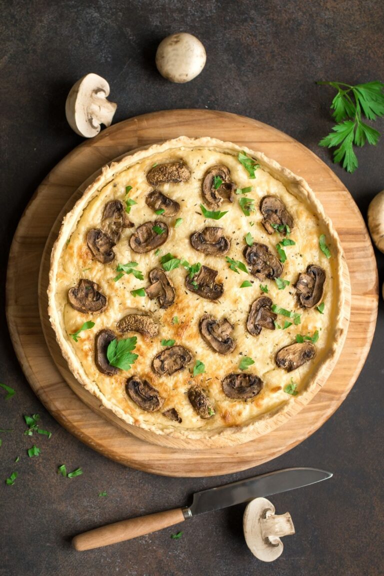Elegant Mary Berry Mushroom Quiche Recipe
