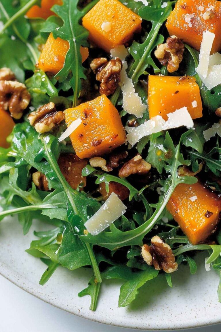 Elegant Barefoot Contessa Roasted Butternut Squash Salad with Warm Cider Vinaigrette Recipe