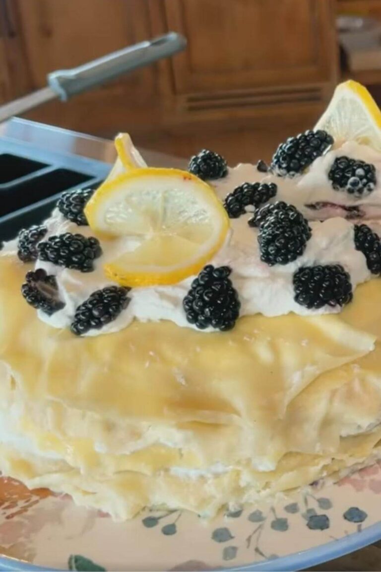 Pioneer Woman Blackberry Crepe Cake Recipe