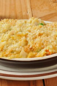 Crispy Paula Deen Chicken Casserole With Ritz Crackers Recipe