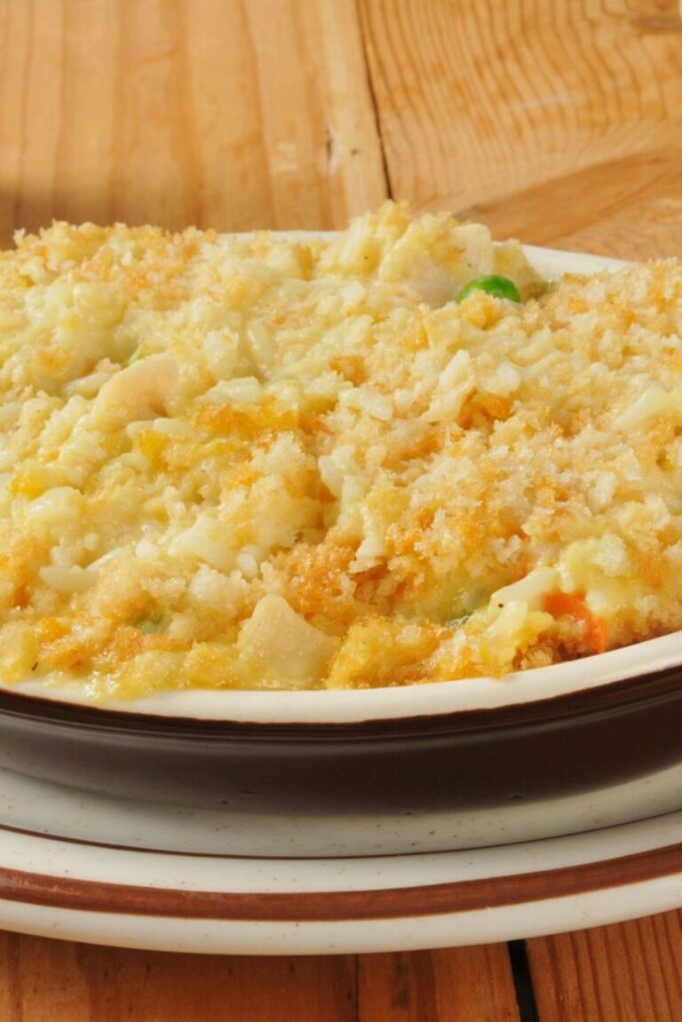 Crispy Paula Deen Chicken Casserole With Ritz Crackers Recipe