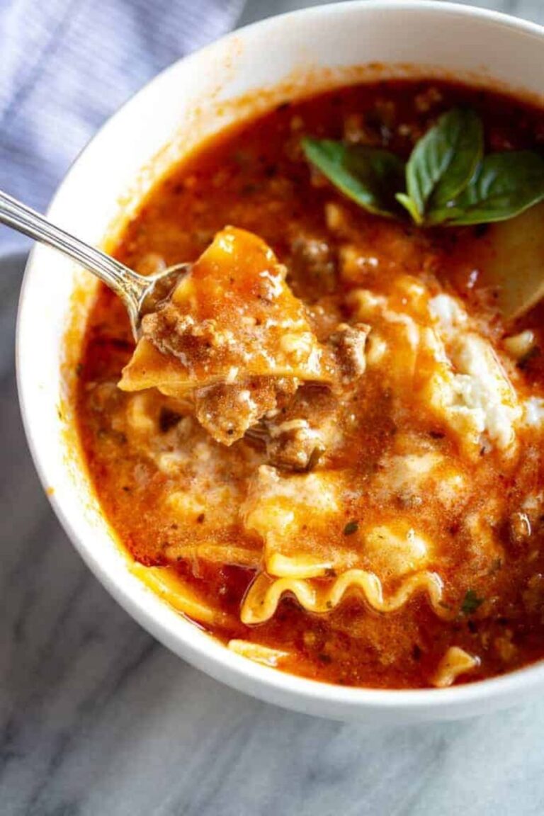 Paula Deen Lasagna Soup Recipe
