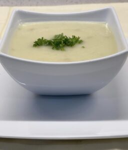 Rustic Jamie Oliver Cauliflower Stilton Soup Recipe