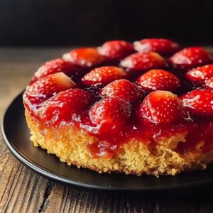 Fresh Strawberry Upside Down Cake Recipe