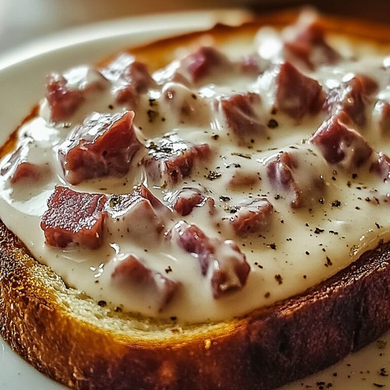 Creamed Chipped Beef on Toast Recipe
