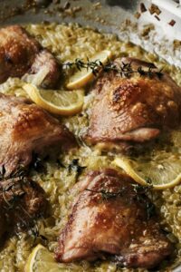 Elegant Ina Garten Chicken Thighs with Lemon & Thyme Recipe