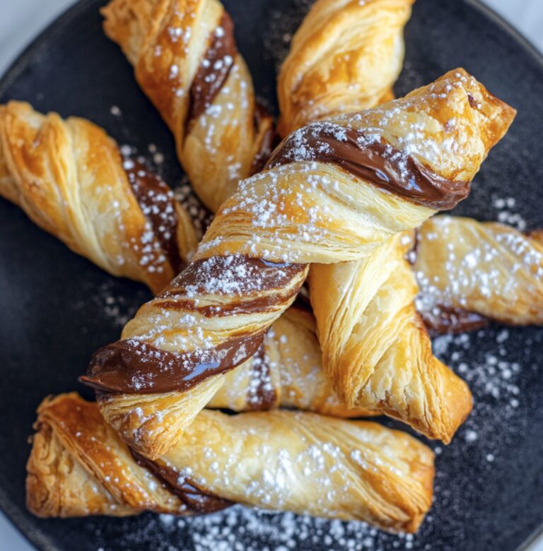 Puff Pastry Nutella Twists Recipe