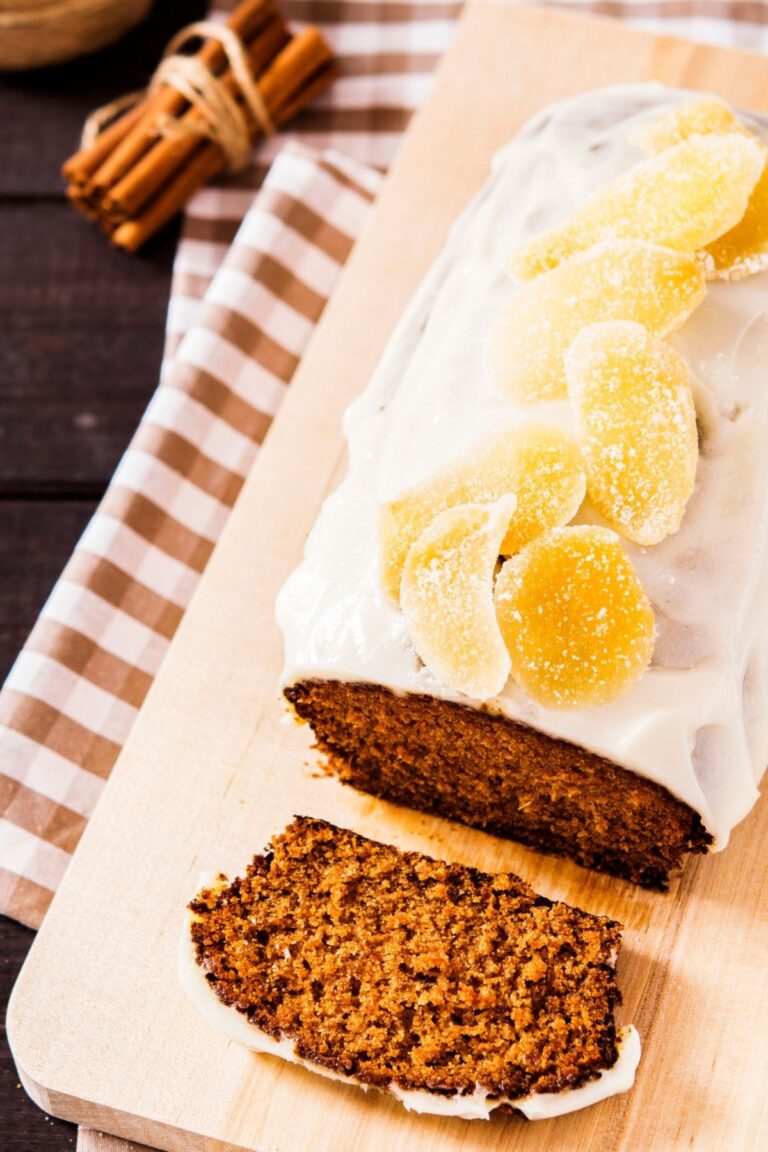 Moist Lemon Ginger Molasses Cake Recipe