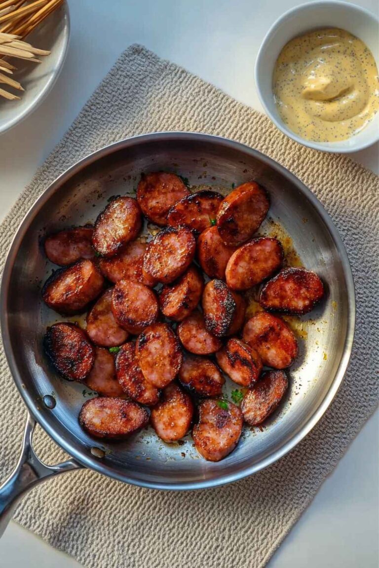 Tangy Barefoot Contessa Kielbasa With Mustard Dip Recipe