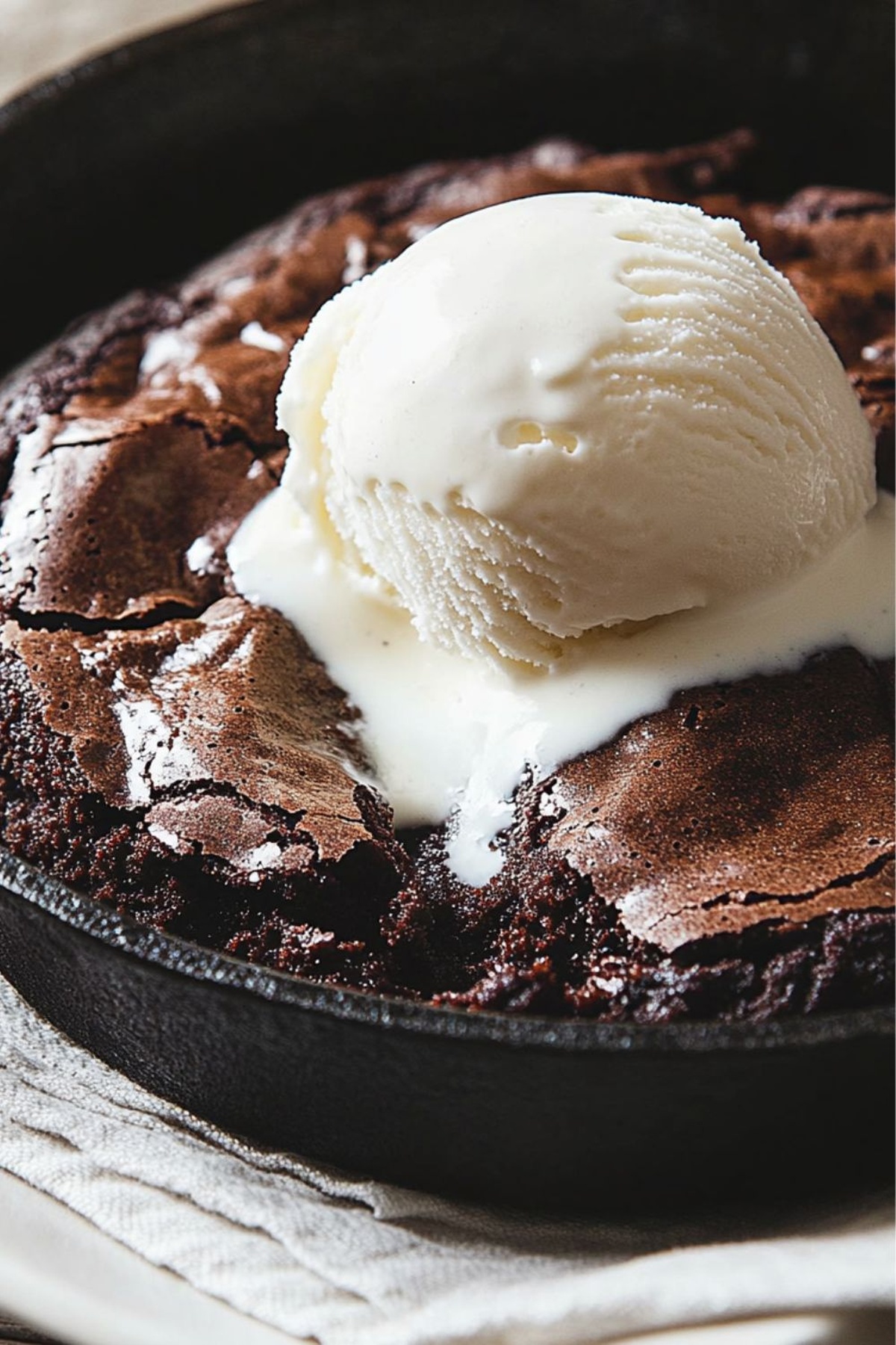 Gooey Barefoot Contessa Skillet Brownies Recipe