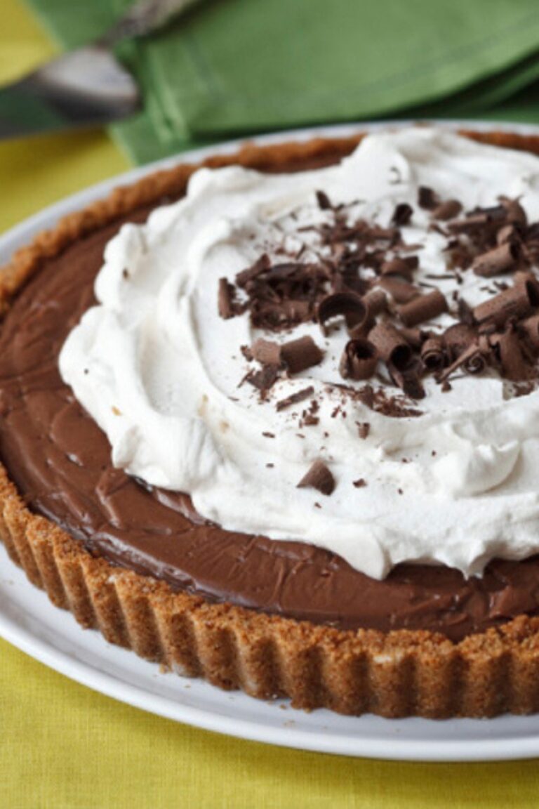 Velvety Ina Garten Chocolate Pudding Cream Tart Recipe