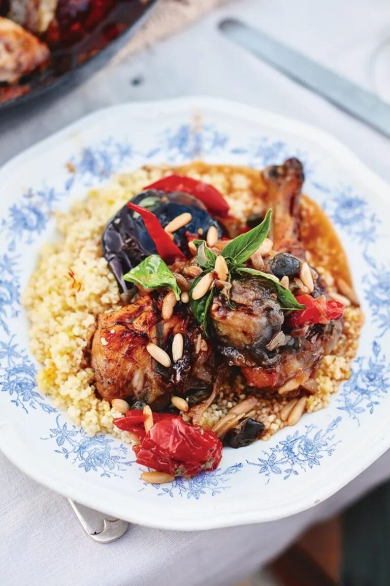 Rustic Jamie Oliver Chicken And Aubergine Recipe