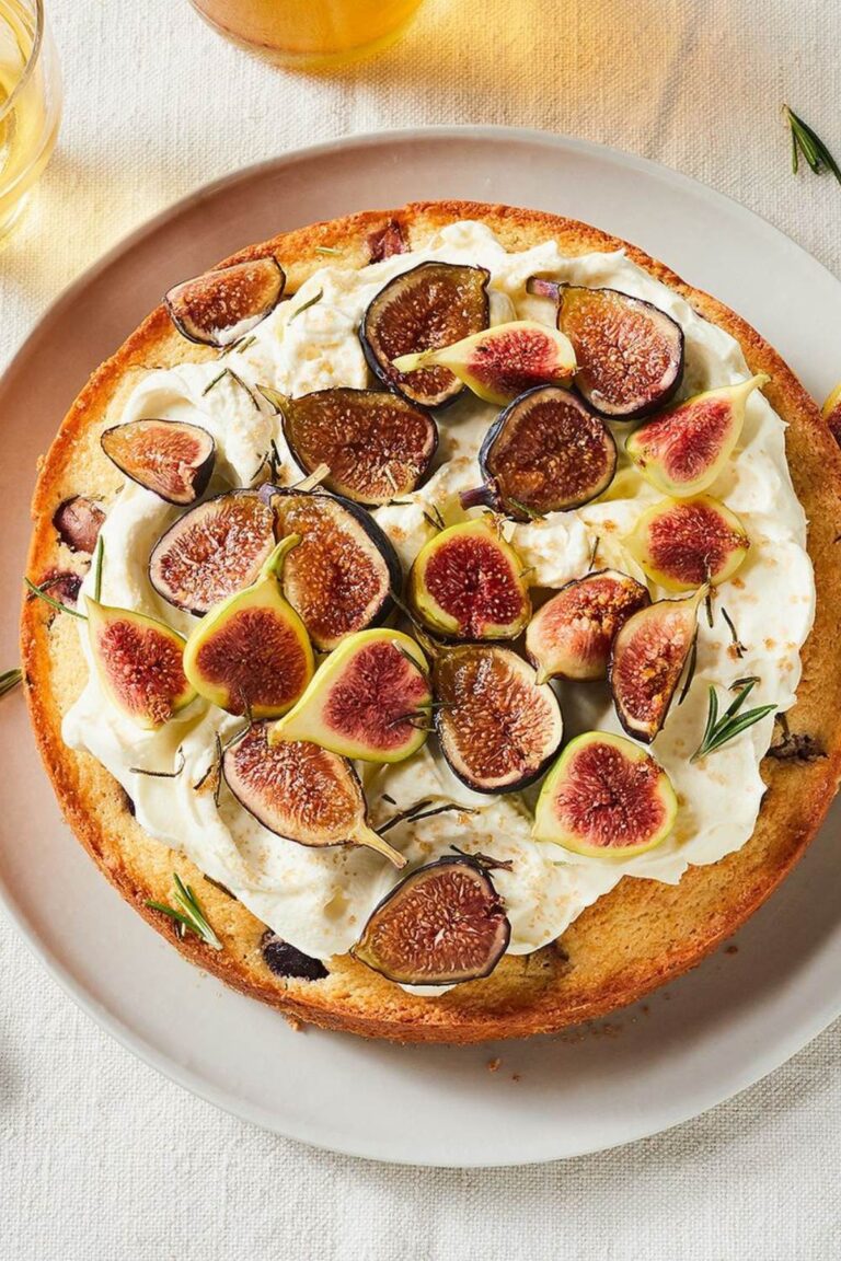 Rustic Fig And Ricotta Cake Recipe