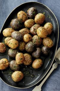 Elegant Marble Potatoes With Garlic & Herbs Recipe