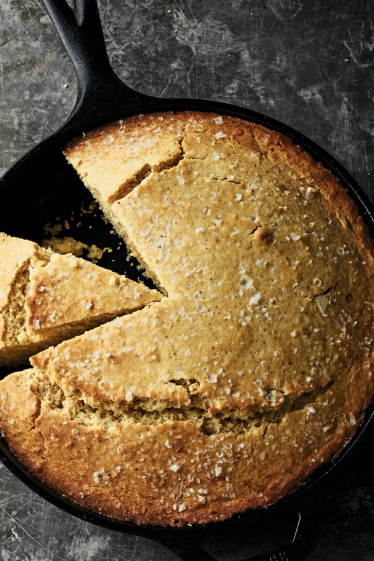 Rustic Brown Butter Skillet Cornbread Recipe