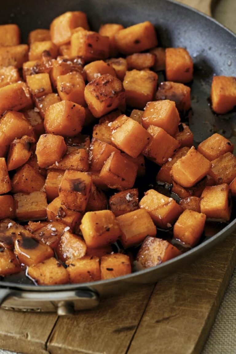 Silky Glazed Sweet Potatoes Recipe