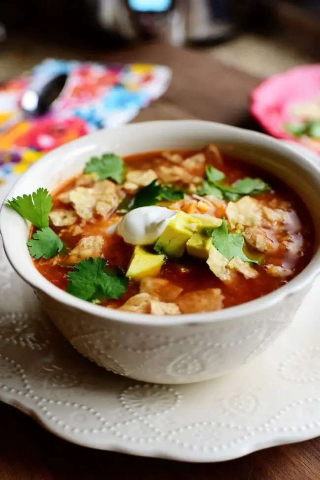 Easy Pioneer Woman Slow Cooker Chicken Tortilla Soup Recipe Worth Pinning