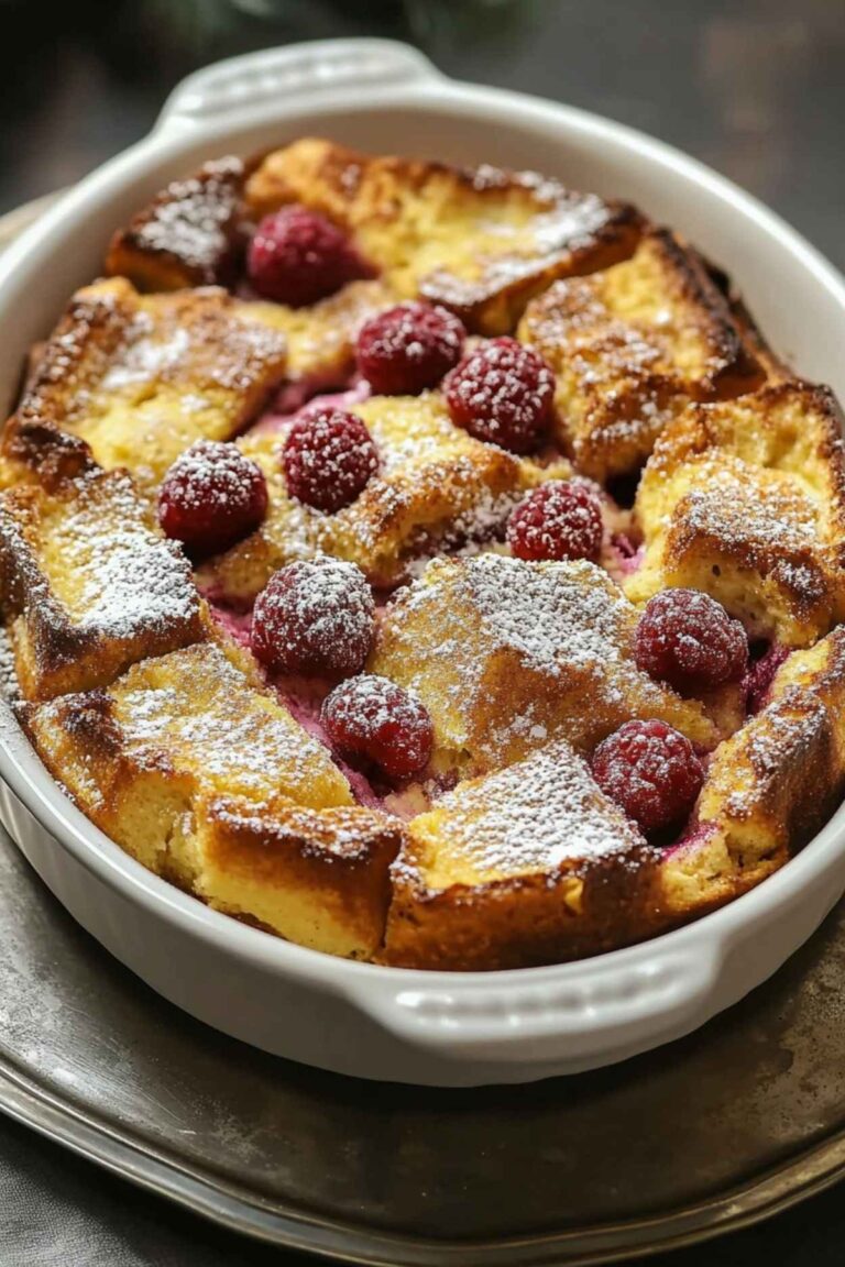 Heavenly Barefoot Contessa Raspberry Baked French Toast Recipe