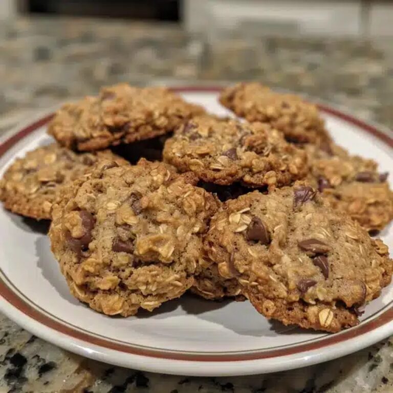 Chewy Chocolate Chip Oatmeal Cookies Recipe