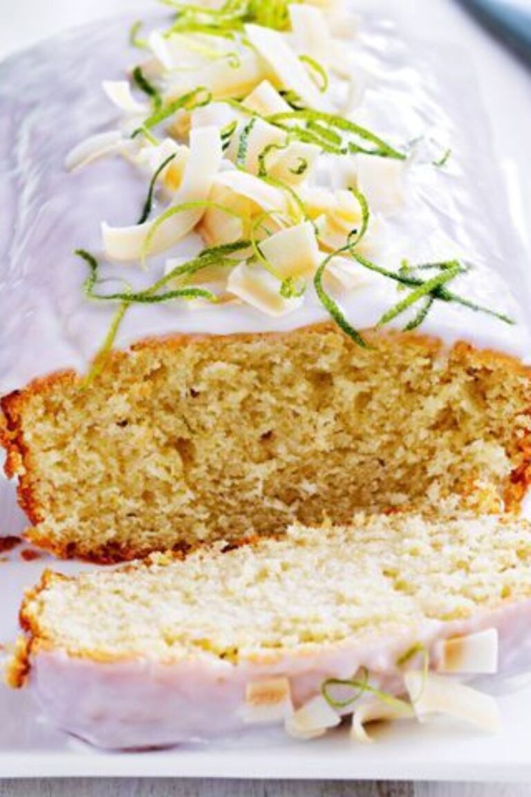 Tropical Lime And Coconut Cake Recipe